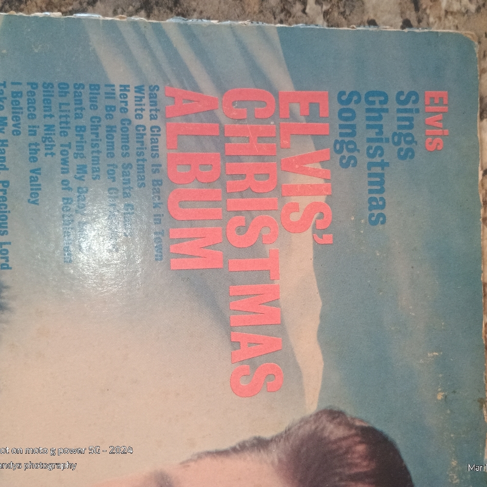 Elvis Christmas Album - Blue Cover Pristine Condition Brand New. - Picture 2 of 7